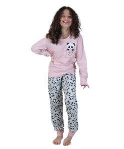 Pijama Feminino Infantil Panda Longo - Lua Encantada