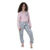 Pijama Feminino Infantil Panda Longo - Lua Encantada